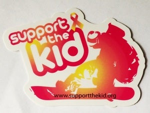 Image of STK Snowboarder Die-Cut Sticker