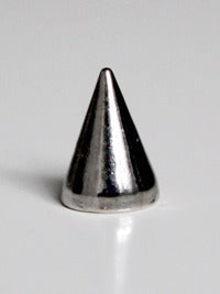 Image of 10 Spitznieten Silber 7 x 10