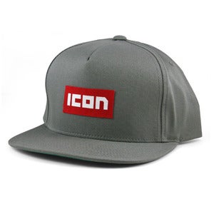Image of Icon Logo Snapback Hat Grey