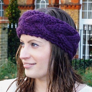 Image of Cable plait headband 