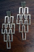 Image of Long Multi Cube Earrings