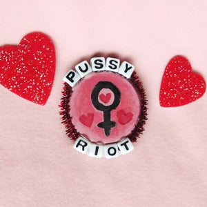 Image of Pussy Riot Feminist Pin