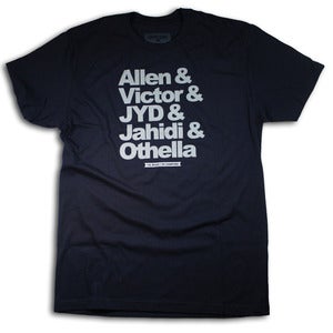 Image of KENTE DYNASTY TEE | navy