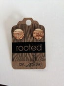 Image of ROOTED by allora- wood cut earrings