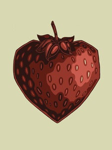 Image of Strawberry Love Forever // 18x24 ArtPrint