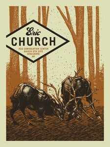 Image of Eric Church Gigposter Jonesboro