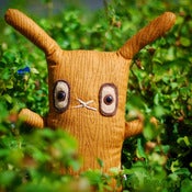 Image of Flat Bonnie "Lost in the Woods" Bunny Plush (Classic 12") Handmade