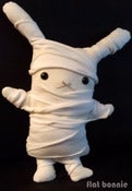 Image of Flat Bonnie Mummy Bun Bunny Plush (Classic 12") Handmade