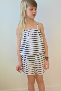 Image of TUSS Demi jumpsuit black/white striped -30%