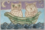 Image of Owl and Pussycat tile