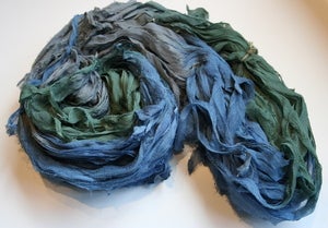 Image of By the River Reclaimed Silk Chiffon Ribbon