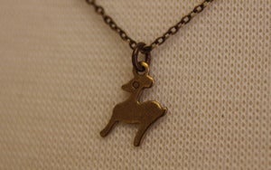 Image of Tiny Deer Necklace