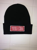 Image of Young Swag Red Ostrich Beanie 