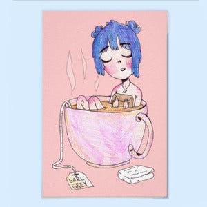 Image of Earl Grey Tea Bath Poster