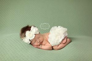 Image of Ruffle Diaper Cover & Headband Set