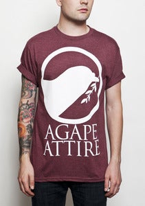 Image of "Logo" Cranberry Shirt