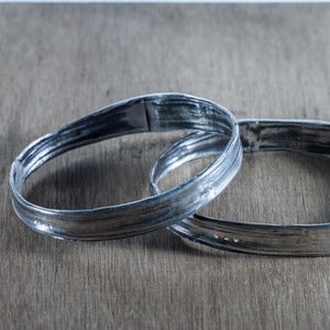Image of Mitsuro Diamond Bangle // Kate Ellen Metals