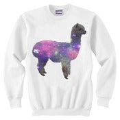 Image of SLAMMA White Crew Neck Jumper