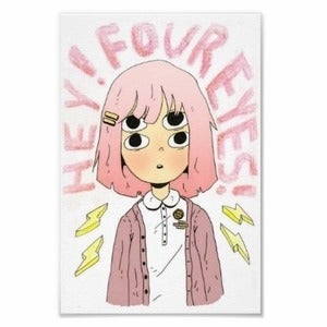 Image of "Hey! Four Eyes!" Poster