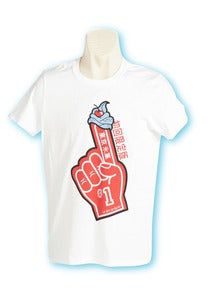 Image of LTD EDITION Foam Finger - red on white