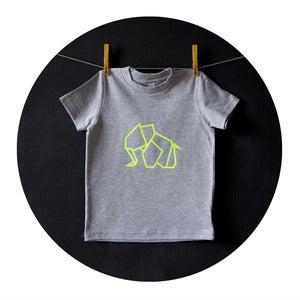 Image of NEW!  ORIGAMI ELEPHANT / "Upgraded T-shirts" Collection