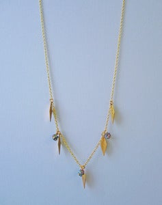Image of Callisto Multi Drop Charm Necklace 