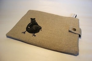 Image of Curious Chaffinch Ipad sleeve