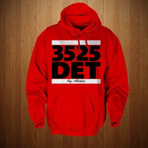 Image of DETROIT RED WINGS "DET 3525" EDITION HOODIE FOR MEN AND WOMEN 