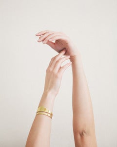 Image of Young Frankk x Pennyweight Limited Edition Brass Cuff