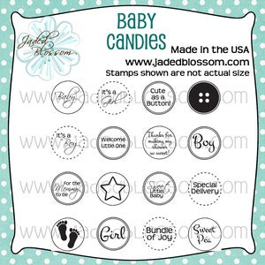 Image of Baby Candies (4x4) ~ Peachy