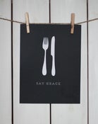 Image of SAY GRACE (BLACK)