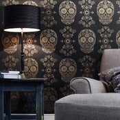 Day of the Dead Sugar Skull Wallpaper