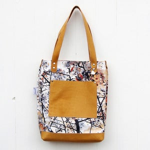 Image of Book bag, sakura, orange