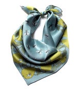 Image of Pear & Flies / Strawberry & Wasps Silk Squares