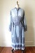Image of 1970s Vintage Dress. Sheer. Paisley.