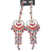 Image of Red Heart Earrings