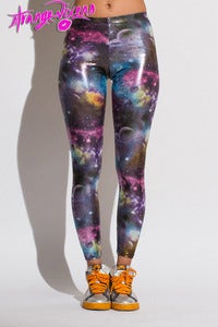 Image of Metallic Space Odyssey Leggings