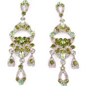 Image of Olive Green Graceful Earrings