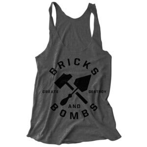 Image of Bricks & Bombs Logo Womens Tank
