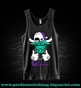 Image of Perdiem Clothing Jordan5 Grape Tank Top Bull BLK