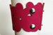 Image of cozy/cuff SNAP - fuchsia pink