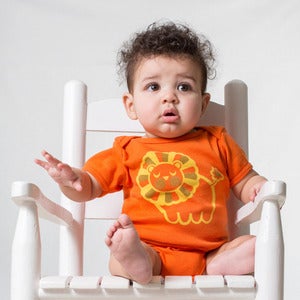 Image of Lion Short Sleeve Organic Onesie/Tee 