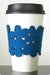 Image of original cozy/cuff - turquoise blue