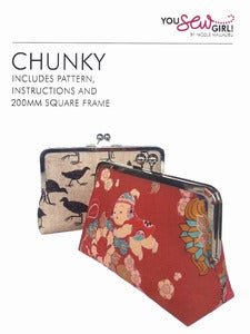 Image of You Sew Girl - 200mm Chunky Purse Frame Kit