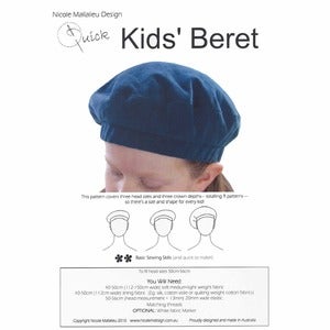 Image of You Sew Girl - Kids Beret Pattern