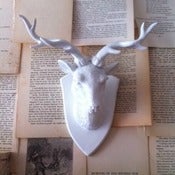 Image of Mini Reindeer on Shield Wall Art 