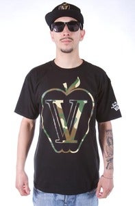Image of CAMO APPLE TEE BLACK