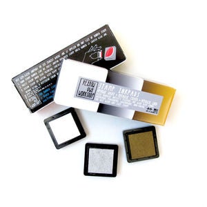 Image of Pack 3 tintas: Blanca, Dorada y Plateada