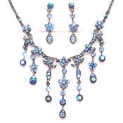 Image of Blue Secret Garden Necklace Set