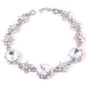 Image of Crystal Black Tie Bracelet
